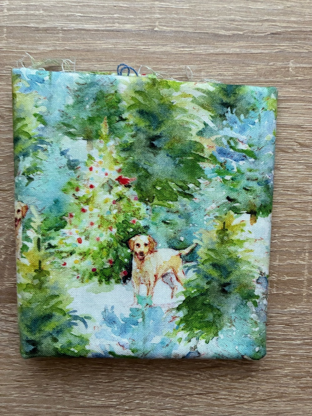 Dog Watercolor Fabric - Fat Quarter Quilting Cotton
